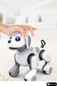 Oruç Oyuncak Oyuncak 2.4 GHz Full Fonksiyon Uzaktan Kumandalı Şarjlı El Sensörlü İnteraktif Akıllı Robot Köpek - 6