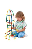 DEDE Toys Unisex Çocuk Bambu Stick Öğretici Set 300 Parça - 5