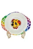 ggs Bebek Mama Tabağı Köpek Formlu 5 Li Set Melamin Oval - 3