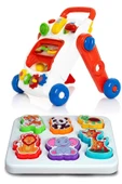 Oruç Oyuncak Eğitici Bebek Gelişim Seti Neşeli hayvanlar Bultak İlk Adım Arabam thumbnail 1