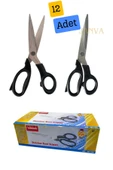 Janva 12 Adet Taksun Model Gl120 Terzi Kumaş Makası 23cm 9inç Makas Kaliteli Orijinal Kumaş Kot Paça Keser - 1