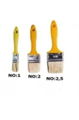 Şahin Kestirme Fırça 3lü Set No:1 No:2 No:2,5 Boya Fırçası - 1