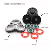 Elektrikli Tıraş Makinesi Yedek Başlık - 3 Bıçak ve 3 Ağ - Çin Malı thumbnail 11