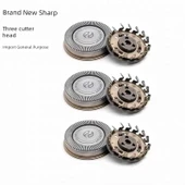 Elektrikli Tıraş Makinesi Yedek Başlık - 3 Bıçak ve 3 Ağ - Çin Malı thumbnail 8