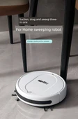 Otomatik Akıllı Süpürme Robotu - Obsidyen Siyah Standart İki Motor - 7