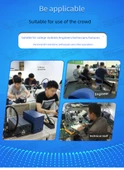 Elektrikli Saç Kurutma Makinesi Anahtarı - 603F - 3 Pin - 3 Hız - Bakır - Büyük Gümüş Nokta - 9