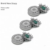 Elektrikli Tıraş Makinesi Yedek Başlık - 3 Bıçak ve 3 Ağ - Çin Malı thumbnail 7