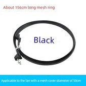 Elektrikli Fan Halka - 18 İnç (50cm) Siyah - 1