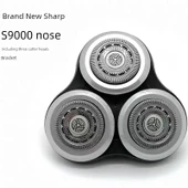 Elektrikli Tıraş Makinesi Yedek Başlık - 3 Bıçak ve 3 Ağ - Çin Malı thumbnail 9
