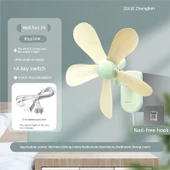 Duvara Monte Elektrikli Fan - 5m Kablo ve Çivisiz Askı - 1