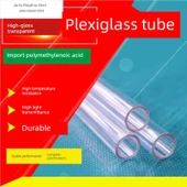 Yüksek Şeffaf Akrilik Pleksiglas Boru - 1 Metre - 18mm Dış Çap - 6 Nokta - Yüksek Sıcaklık Dayanıklı - 4