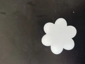 HEROPLEKSİ ŞEFFAF PLEKSİ (20ADET) 6CM PAPATYA 2MM KALINLIĞINDA SÜSLEMEYE UYGUN - 1