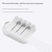 Elektrikli Diş Fırçası Başlığı - Şeffaf - Standart Diş Eti Koruma - 8 Adet thumbnail 11