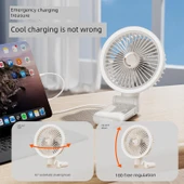 Taşınabilir Katlanabilir El Fanı - Derin Deniz Mavisi - 4000mAh - 3