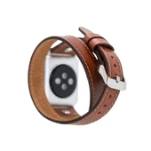 Apple Watch Uyumlu Deri Kordon 42-44-45mm DT ST RST2EF - 2