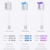 Elektrikli Diş Fırçası Başlığı - Şeffaf - Standart Diş Eti Koruma - 8 Adet thumbnail 10