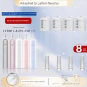 Elektrikli Diş Fırçası Başlığı - Şeffaf - Standart Diş Eti Koruma - 8 Adet thumbnail 1