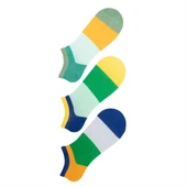 The Socks Company 3 Çift Desenli Erkek Babet Çorap - 1