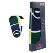 The Socks Company 3 Çift Desenli Erkek Babet Çorap - 1