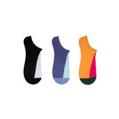 The Socks Company 3 Çift Desenli Kadın Babet Çorap - 2