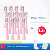 Standart Temizlik Fırça Başlığı - Pembe - 12 Adet - 1