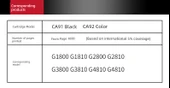 Canon G Serisi Renkli Baskı Başlığı Mürekkep Kartuşu - Üç Renk Mürekkep Doldurma ile - 6