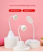Ses Kontrollü Güç Depolama Hızlı Kuruyan UV Oje Lambası - Beyaz Çay Lambası (Beyaz) - 7