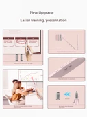 Telescopik Kırmızı Lazer Pointer - Pembe - Depolama Çantası ve Şarj Kablosu - 5