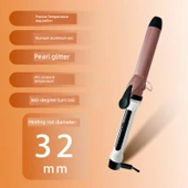 Negatif İyon Saç Maşası - 32mm İnci Beyaz Büyük Dalga - 1