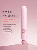 Mini Taşınabilir Saç Düzleştirici ve Maşası - Pembe - 180°C - 3 Mod - 2