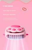 Asma Boyun Fanı - Pembe - 2000mAh - 12