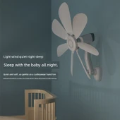 Duvara Monte Elektrikli Fan - 8 Yaprak, 2 Seamless Sticker, 3m Uzaktan Kumanda Zamanlayıcı Kablosu - 4