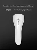 Taşınabilir UV LED Tırnak Lambası - Beyaz - 30 Saniye - 8
