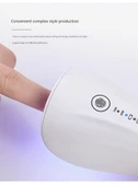 Taşınabilir UV LED Tırnak Lambası - Beyaz - 30 Saniye - 11