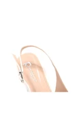 Pisagor Ps-32370 Kadın 4 Cm Arkası Açık Taşlı Abiye Stiletto Ayakkabı - 10