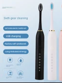 Elektrikli Diş Fırçası - 4 Fırça Başlığı - Sakura Pudrası - 2
