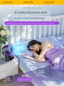 Uzay Gri Prizli Masa Fanı - 100 Hız - Akıllı LCD Ekran - Sessiz - Duvara Monte - 3