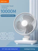 Masaüstü Fan - Cangling Yeşil - 15000mAh - İki Kullanım - 2