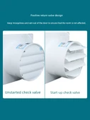 Banyo Egzoz Fanı - 6 İnç - Düz Metal Açıklığı: 151-165mm - 4