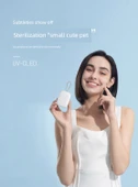 Taşınabilir UVC UV Diş Fırçası Sterilizatörü - Beyaz ve Açık Yeşil Kombinasyonu - 7