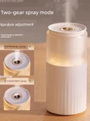 USB Taşınabilir Nemlendirici - Klasik Siyah - Çift Amaçlı Şarj - 3