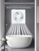 Banyo Egzoz Fanı - 6 İnç - Düz Metal Açıklığı: 151-165mm - 9