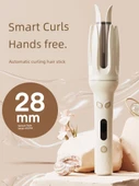 28mm Büyük Dalga Saç Maşası - Cornus Officinalis Tozu - Saç Bakım Esansiyel Yağı - 90 Milyon Negatif İyon - Buzzer - 4 Kademe Sıcaklık Kontrolü - 2