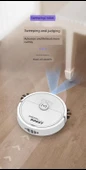 Akıllı Süpürme Robotu - Beyaz APP Su Tankı - 7