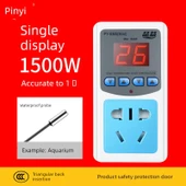 Dijital Ekran 1500W Termal Anahtar - Yüksek Nem için Su Geçirmez Prob - 1
