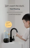 Çocuklar için Eğlenceli Sensörlü El Yıkama Makinesi - Yıkanabilir Ördek - Sensörlü - 7