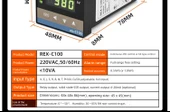 REX-C100 Sıcaklık Kontrol Cihazı - C100 Evrensel Giriş Katı Hal Çıkışı - 12