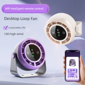 Klip Şarjlı Fan - Üst Düzey Yıldız Gri - 5