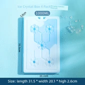 Yeniden Kullanılabilir Buz Paketi 1000ml - Hızlı Soğutma - Uzun Süreli Soğuk Koruma (Model 1) - 1