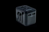 VERBATIM CHR UTA-01 UNIVERSAL TRAVEL ADAPTER WITH 2 X USB-A PORTS - 1